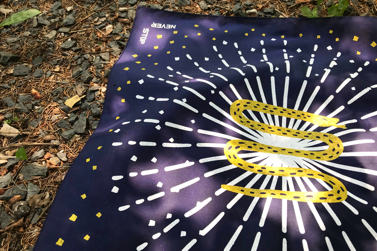 Shine Brite/Never Stop Bandana